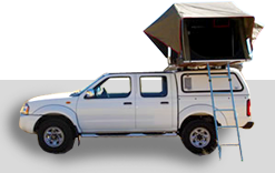 Vehicle roof tent - camping for 4x4 car hire